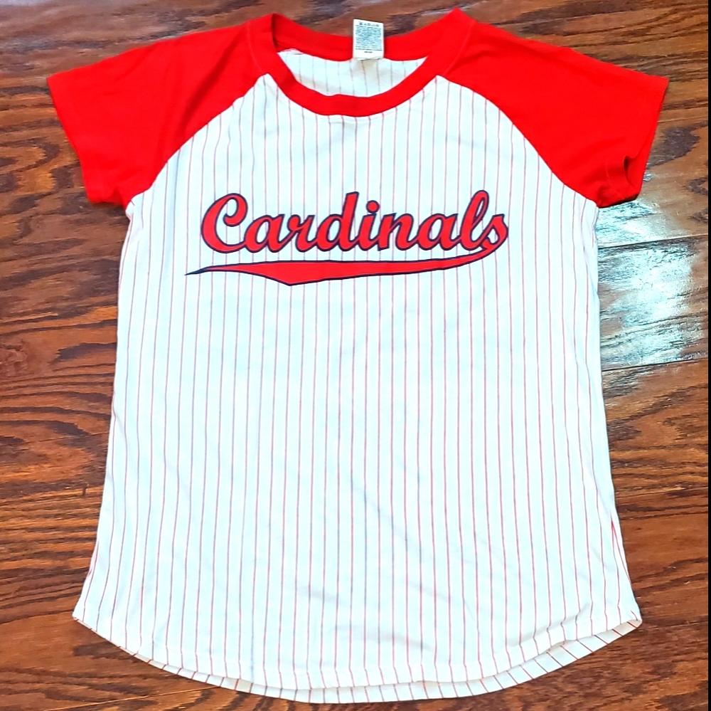 VS PINK St Louis Cardinals Baseball Tee Sz M